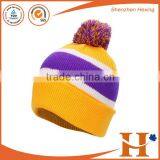 Cheap Winter Hat Knitted Beanie Skull Pom Hip Hop Men Caps Custom thumbnail-2