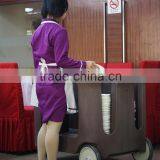 Rotomolded Plastic Adjustable Dish Carts Approved by FDA,CE,ISO thumbnail-5