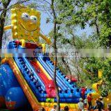 Latest Giant Inflatable Spongebob Theme Giant Slide Game Inflatable Jumping Inflatable Toy for Kids thumbnail-2