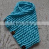 neckwarmer cowl pattern button crochet scarf
