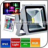 Wholesale Outdoor IP68 Epistar PIR 10W 20W 50W 70W 30W LED RGB Flood Light With Remote Control