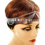 Pearl Head Chain With Adjustable Clasp & Gold Detailing Princess Head Chain thumbnail-1