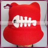 Baby Child 3D Cartoon Fish Knitting Ride Hat thumbnail-2