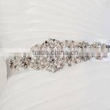 Bridal Beaded Rhinestone Appliques to Sew for Wedding Dresses and Iron on Rhinestones Appliques Wholesale thumbnail-3