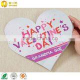 Hot Sale Creative Heart Shape Handmade Greeting Card With Envelope thumbnail-4