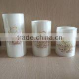 Wax Flameless LED Candles 4" 5 " 6" 3-Pack- With Custom Printing thumbnail-4