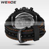 Weide Brand Watch New Arrival Analog Digital Display 3ATM Water Resistant Silicone Strap Watches Men Sport Watch thumbnail-6