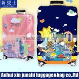 Fashion Custom Printing Polyester Spandex Luggage Cover Trolley Bag Protective Cover