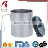 Pure Titanium Double Wall Custom Printed Logo Eco-friendly Stainless Steel Travel Mug Cup From China Wholesale thumbnail-1