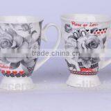 Vintage Footed Coffee Mugs