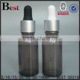Various Gray Color Glass Dropper Bottle Glass Bottle With Dropper
