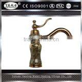 Factory New Fashion Wholesale Antique Brass Kitchen Faucet Basin Sink Wash Tap Mixers thumbnail-5