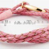 Stainless Steel Popular Braided Leather Bracelets Best Seller#16000 thumbnail-1