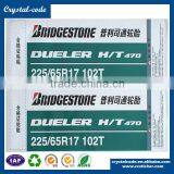 Factory Price Soon Delivery Good Adhesive Vulcanized Tire Label thumbnail-3