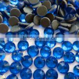 Retail and wholesale super shine ss20 capri blue color dmc hotfix rhinestone for fashion caps