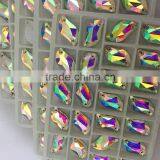 Crystal AB 10x20 S Shape Flatback Sew on Crystal Stone in White Box for Dancing Dress thumbnail-1