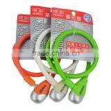 Hot Selling Good Quality Anti-theft Bicycle Cable Lock Spiral Lock thumbnail-3
