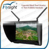 C511 5.8GHz Wireless FPV 7"TFT LCD Diversity Receiver Monitor w Sunhood Antenna RC801 for Aerial Photography