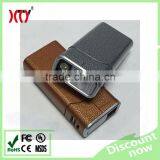 Electronic Cigarette Lighter and Flashlight Aluminum Shell Portable Power Bank 5200mah