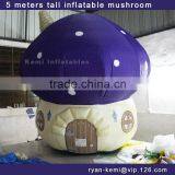 5m High Giant Large Inflatable Mushroom Replica Mushroom Inflatable