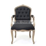 Wholesale dining room furniture classic fabric wooden chair
