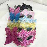 Fashion Party Mask, Venetian Mask, Halloween Mask With Flower thumbnail-1