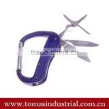 Nice Metal Carabiner Clip With Knife and Scissor thumbnail-1