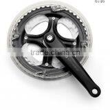 ISS246P6 bicycle crank & chainwheel steel 170mm/152mm and steel 38T/48T with chainguard