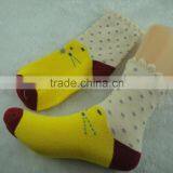 Cotton Baby Sock With White and Green Color ,wholesale Children Sock,cute Cat,drop Style With Logo thumbnail-3
