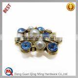 Custom Chinese Diamond Alloy Button For Garment