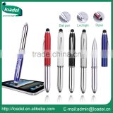 High Quality 3 IN 1 metal touch screen stylus pen
