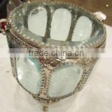 Metal & Glass Jewelry box