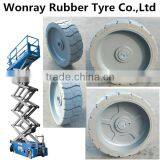 Explosion Proof Tyre Non-marking Tyre 15x5 for Genie GS2646 Electric Wide Scissor Lift Lift Height 26'