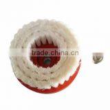 High Standard White Color Round Wheel Carbon Brush for Drill thumbnail-1