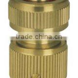 Brass Hose Connector With Stop thumbnail-1