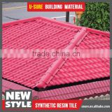 Fire retardant coating Roof new synthetic resin plastic roof tile custom design