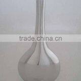 Elegant Handmade Mirror Finish Polished Recycled Aluminum Vase thumbnail-1