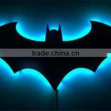 Bat Lamp Mirror Lamp Batman Mirror Lamp With Remote Control Colorful KTV Corridor Background Wall Lamp thumbnail-5