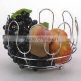 Wholesale New Arrival Metal Wire Standing Fruit Basket thumbnail-5