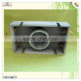 Great Quality Antique Grids Round Hole Compartment Wooden Tray thumbnail-5