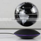 Magnetic Floating Levitation Globe Unique Maglev Globe Silver Color thumbnail-5