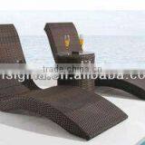 2017 Trade Assurance Hot Sale Wicker Modern Curving Leisure Cheap Chaise Sun Lounges thumbnail-1