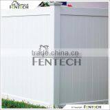 White Privacy Vinyl Security Fence With Cheap Fence Panels