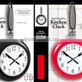 Innovate Most Popular Metal Skillet Frying Pan Kitchen Clock Wall Clock thumbnail-1
