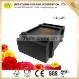 Matt Black Color Pine Wood Gift Box for Cigar thumbnail-1