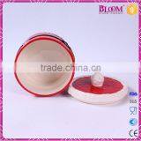 Round Shaped Ceramic Christmas Candy Jar With Lid thumbnail-5