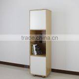 Single Design Natural Bamboo Tall Thin Storage Cabinet Beside Wall thumbnail-1