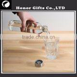 Top Level Quality Environmental Borosilicate 18OZ Glass Water Bottle With Colorful Nylon Sleeve thumbnail-6