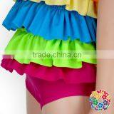 2017 Summer New Style 1 Piece Swimsuit Rainbow Color Ruffle Swimwear Kids Girl thumbnail-6