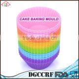 Silicone Baking Cups , 24 Reusable Vibrant Muffin Molds/Cupcake Liners /Mini Chocolate Holders/Truffle Cups, 6 Vibrant Colors thumbnail-1